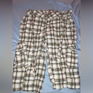 Y2K union bay cargo shorts